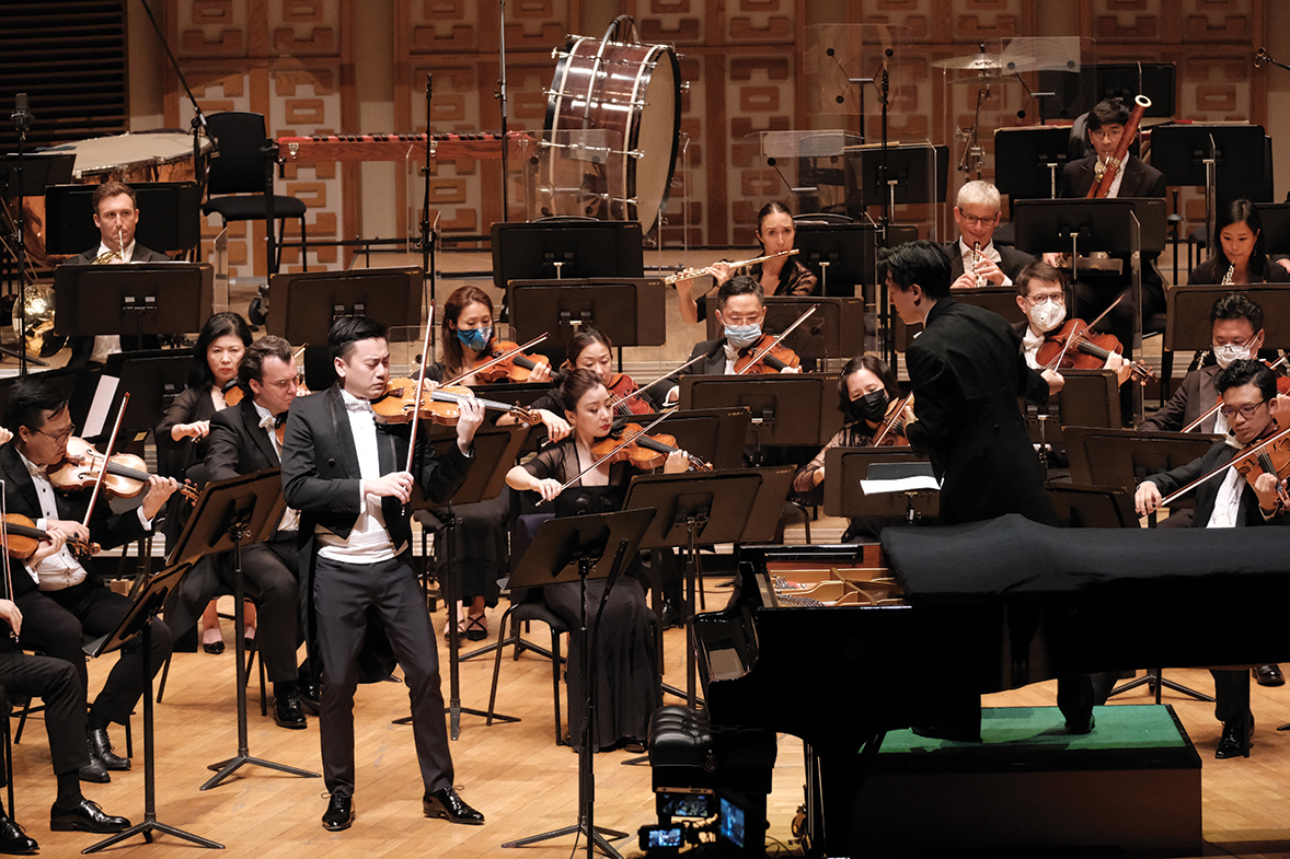 Hong Kong Philharmonic Orchestra Concertmaster Jing Wang. (Photos credit: Ka Lam / HK Phil)
