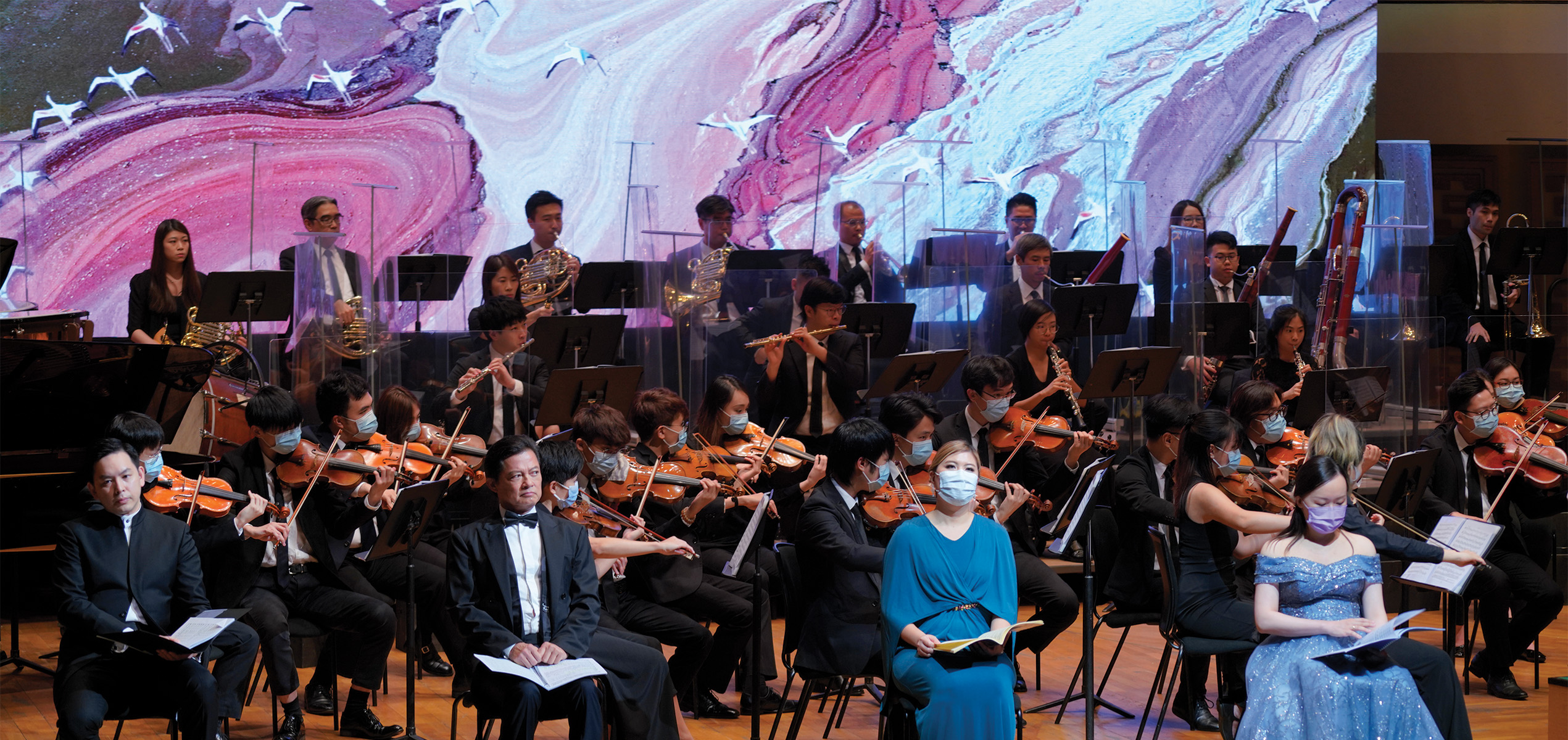 Aerial Symphony/ Concert Hall, Hong Kong Cultural Centre. Photos credit: © Hong Kong Orchestra