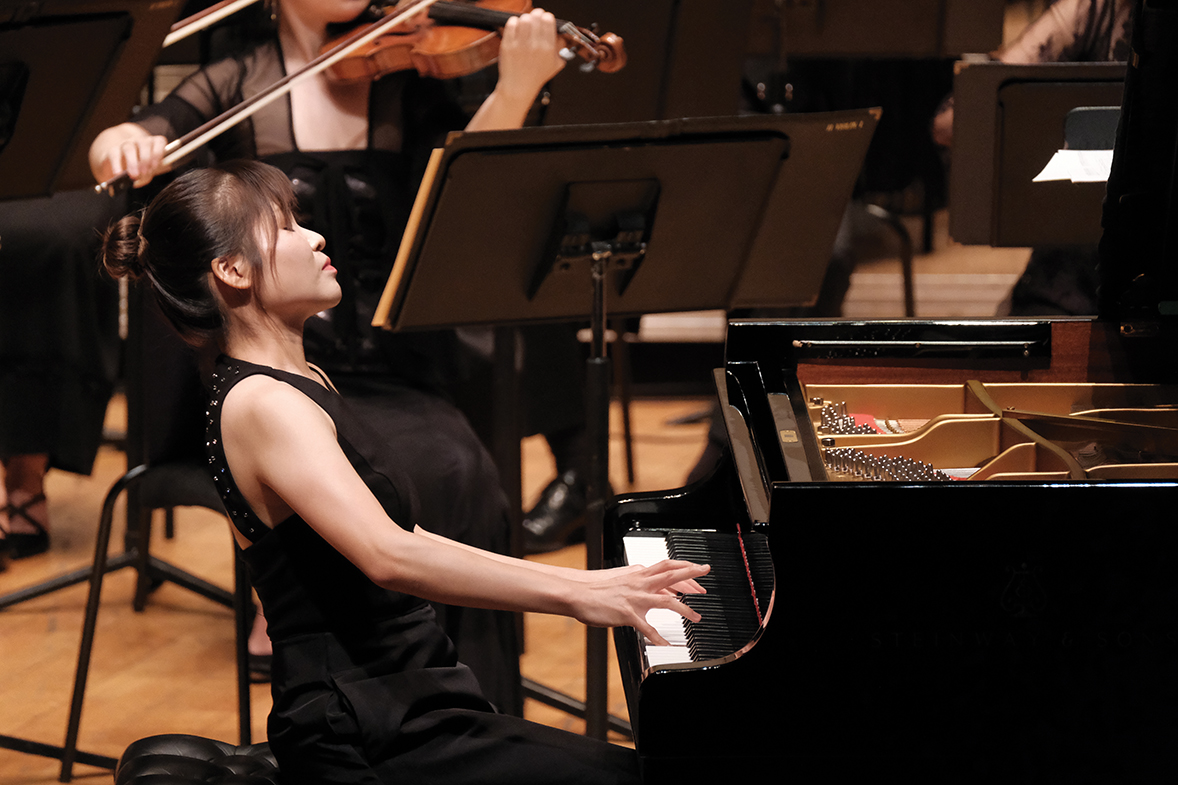 Pianist Rachel Cheung. (Photos credit: Ka Lam / HK Phil)